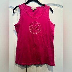 Michael Kors Fuchsia Tank Top with Logo
